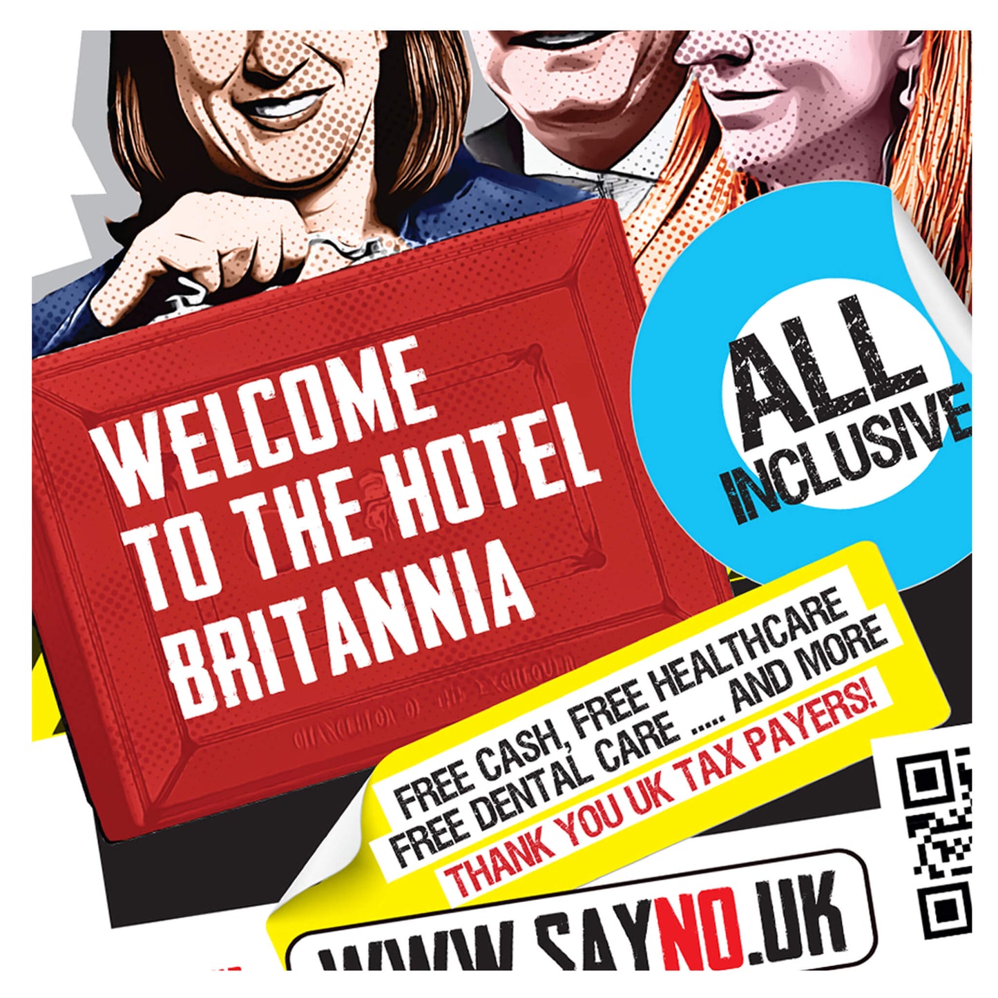 A3 GET THE TRASH OUT - HOTEL POSTER