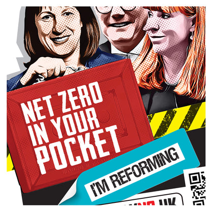 A3 GET THE TRASH OUT - NET ZERO POSTER