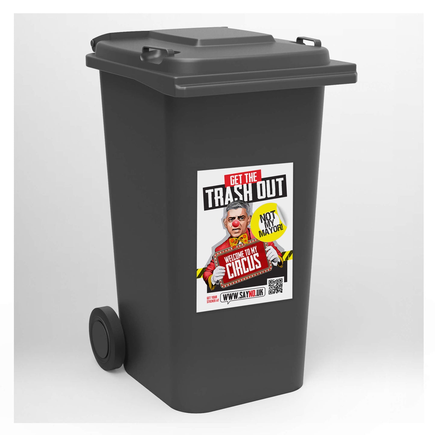 A3 GET THE TRASH OUT - MAYOR POSTER