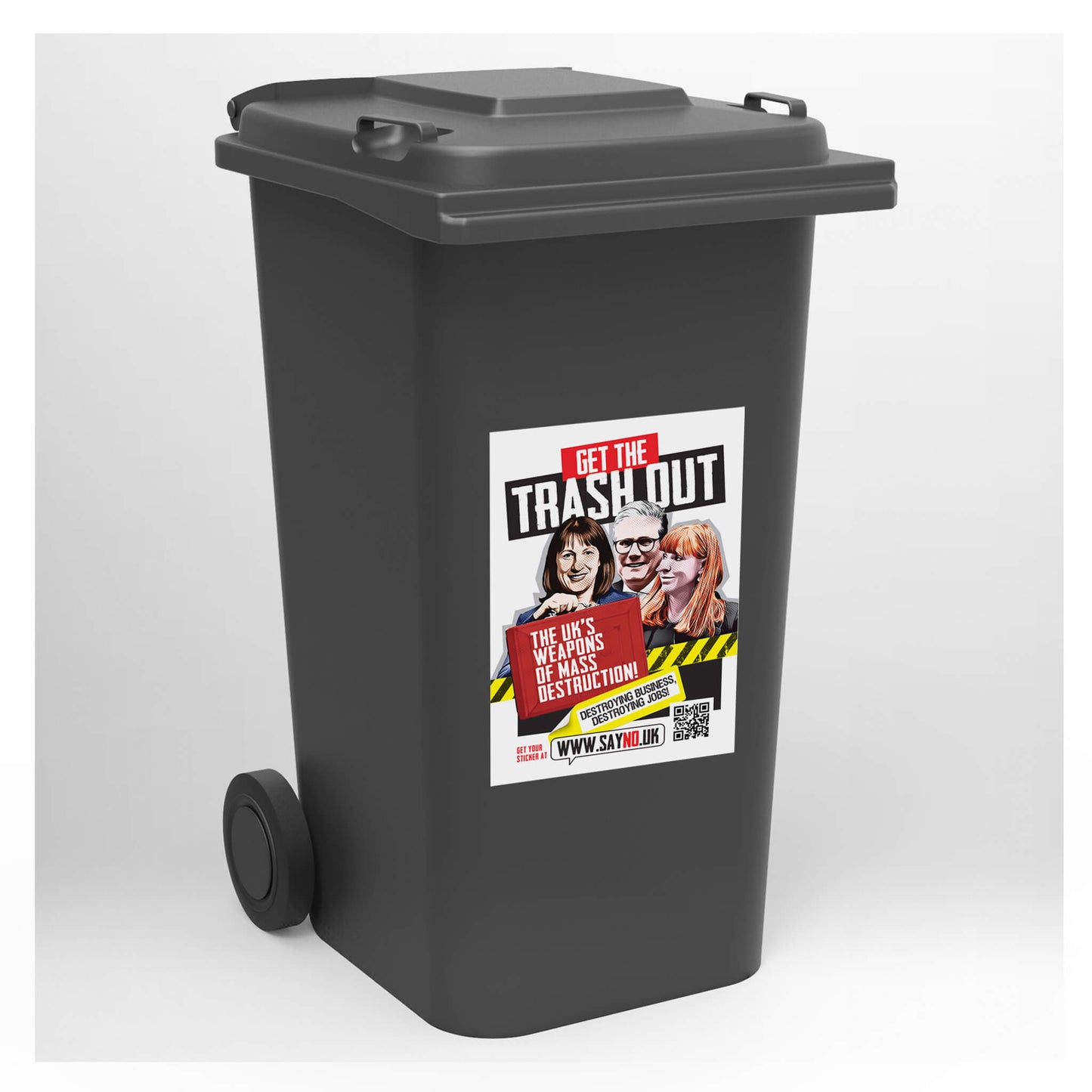 A3 GET THE TRASH OUT - BUSINESS POSTER