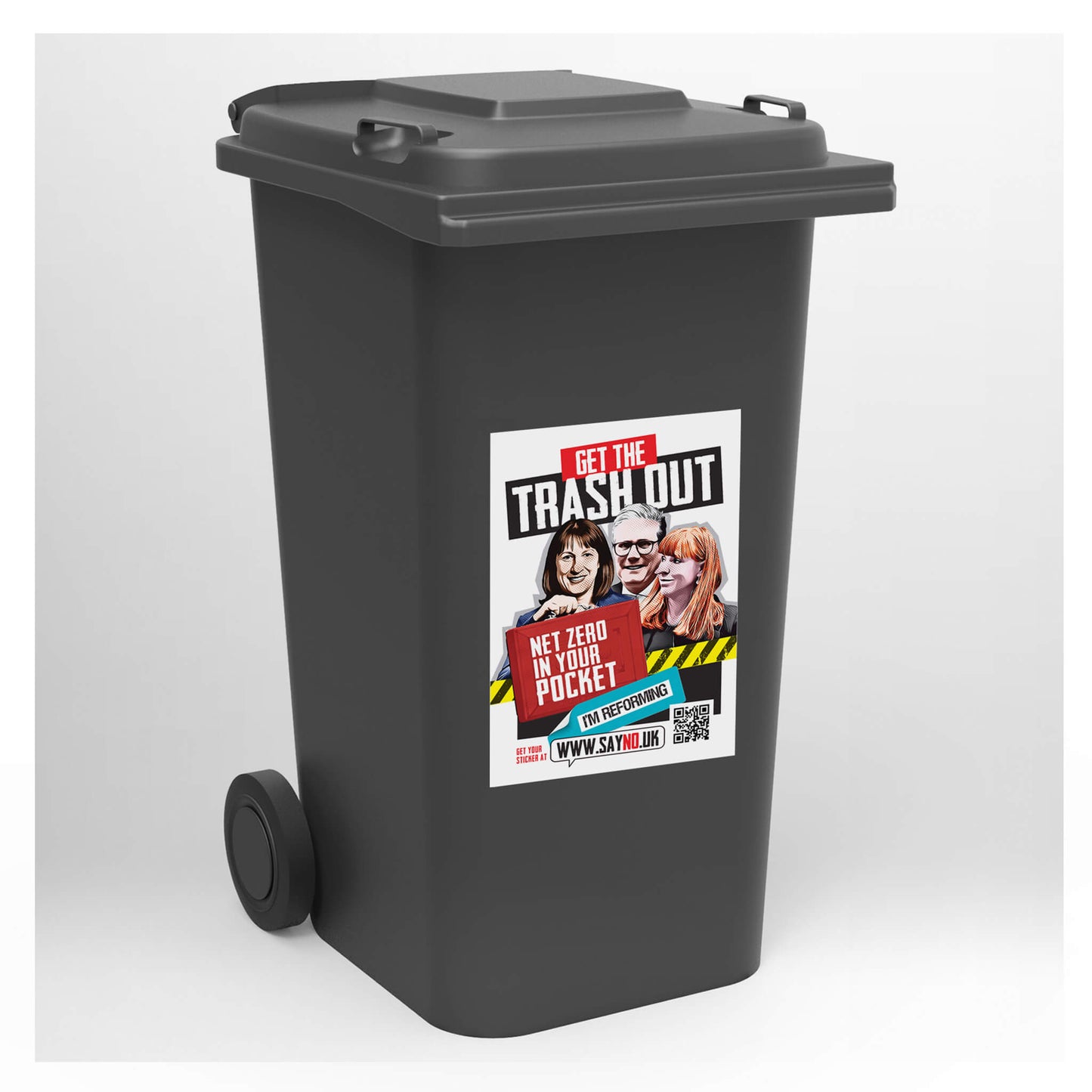 A3 GET THE TRASH OUT - NET ZERO POSTER