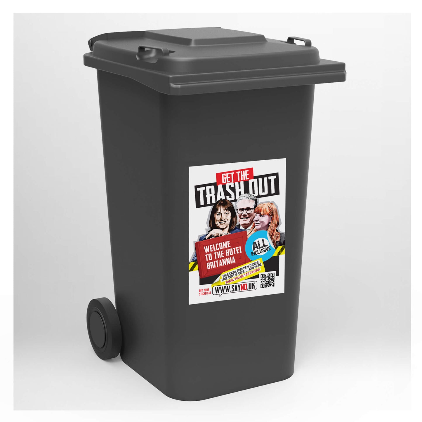 A3 GET THE TRASH OUT - HOTEL POSTER